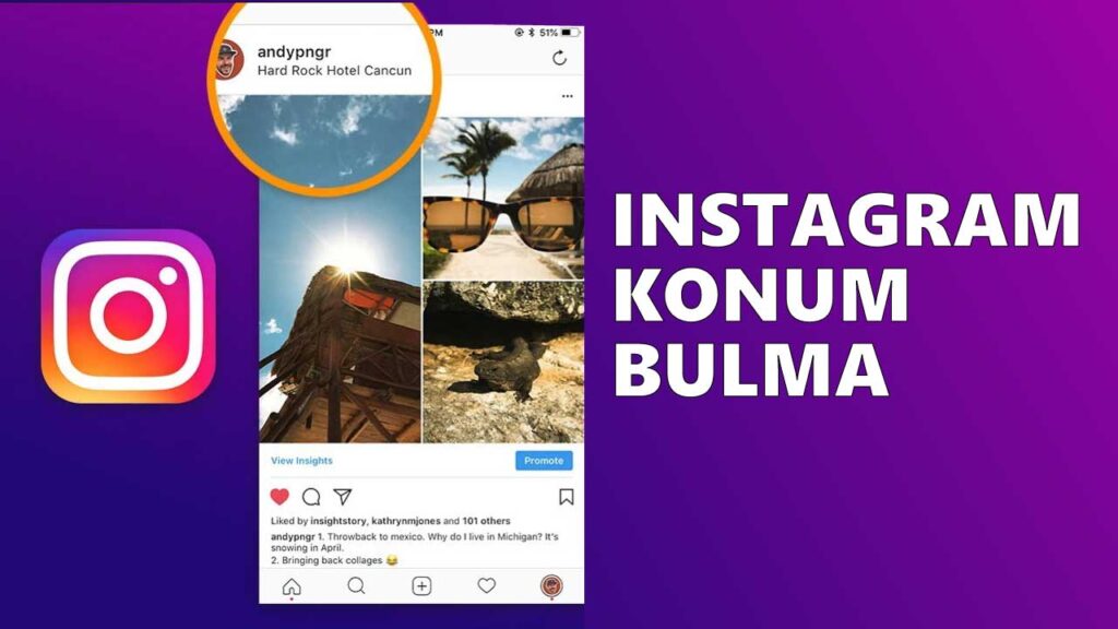 Instagram Konum Bulma