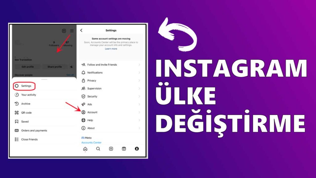 Instagram Ülke Değiştirme