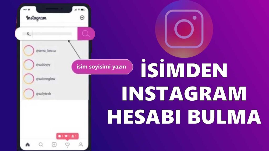 İsimden Instagram Hesabı Bulma