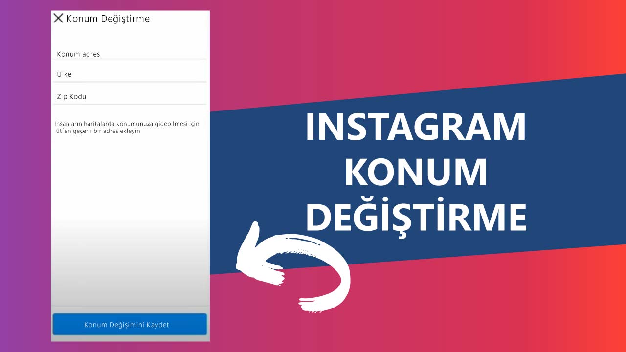 Instagram Konum Değiştirme